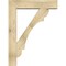 Ekena Millwork Olympic Block Rough Sawn Bracket w/ Offset Brace, Douglas Fir, 8"W x 36"D x 48"H BKT0806X36X48OLY05RDF - alternate 2